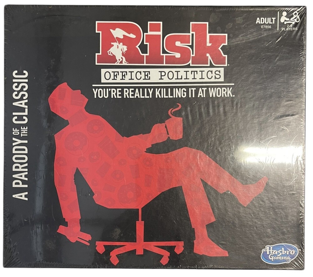 Hasbro Risk Office Politics Board Game Parody of the Classic Adult Party Game